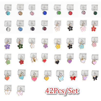 Mixed Style Stainless Steel Modular Charms