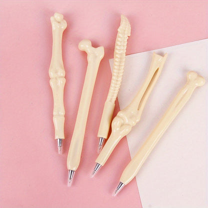 15-Piece Imitation Bone Shape Ballpoint Pens