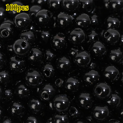 Colorful Imitation Pearl Acrylic Beads