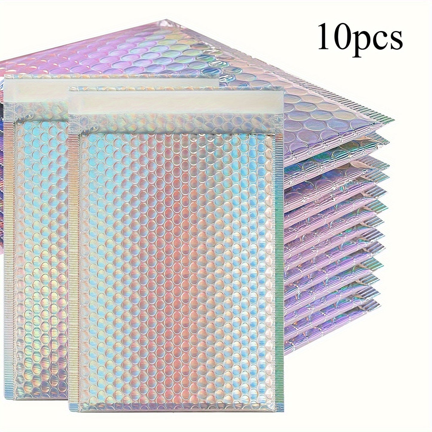 10-Piece Self-Adhesive Bubble Bags