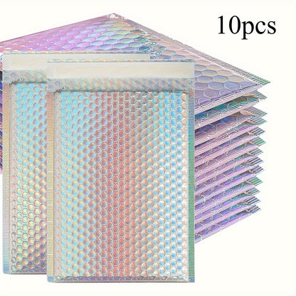 10-Piece Self-Adhesive Bubble Bags