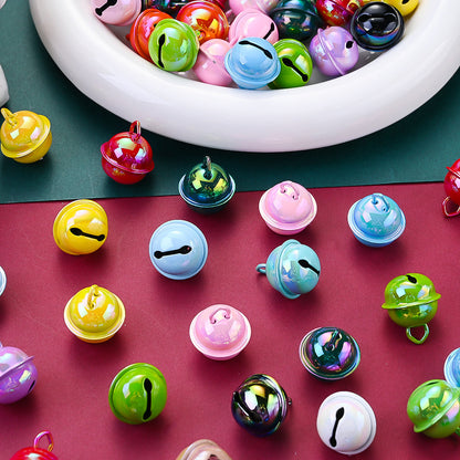 10PCS 17×19mm Colorful Iron Bell Charms