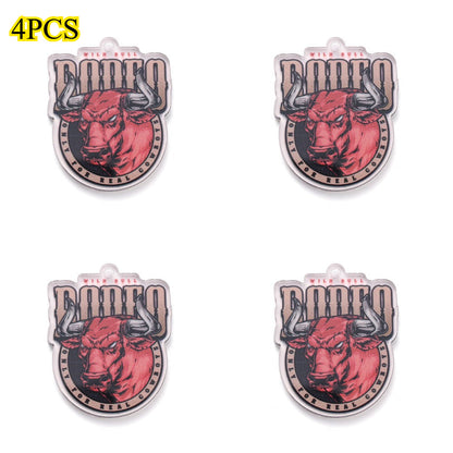Cowboy Series Acrylic Charms
