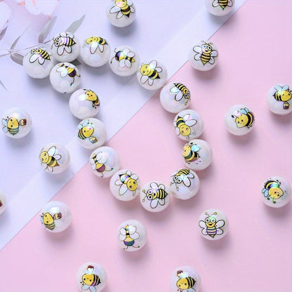 Bee Acrylic Beads