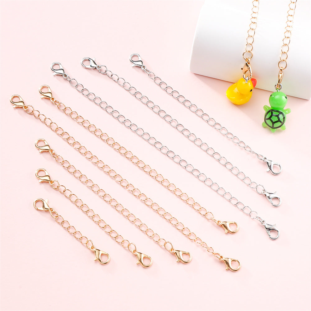 Gold White K Lobster Clasp Chains