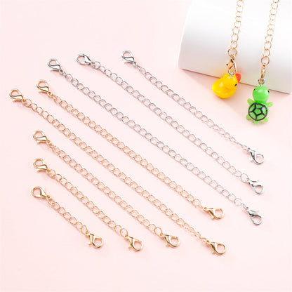 Gold White K Lobster Clasp Chains