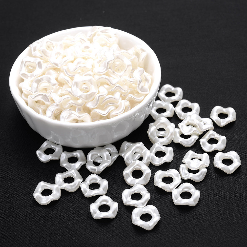 Pearl Flower Acrylic Beads