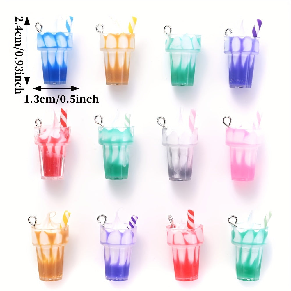 Summer Ice Cream Resin Pendants