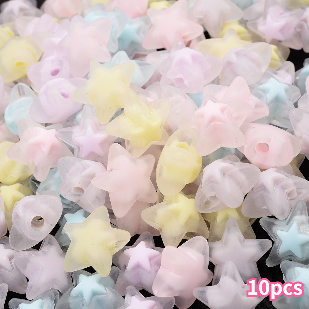 16 mm Acrylic Star Beads