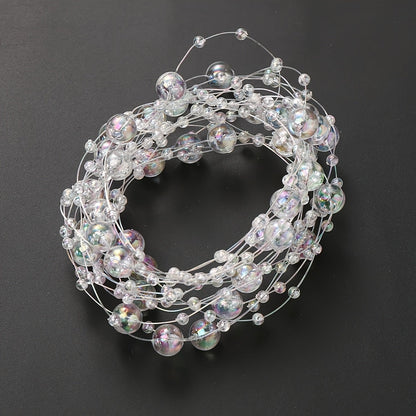 118.11 Inch Acrylic Round Bead Chain