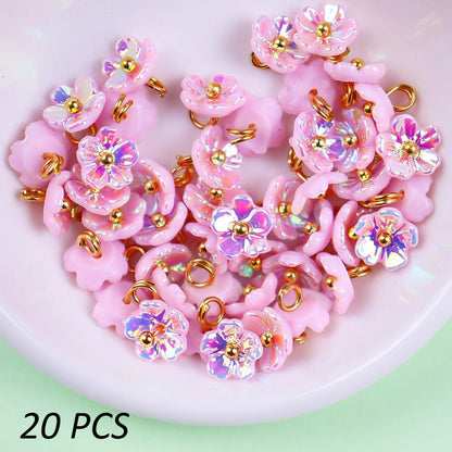 AB Resin Lily of The Valley Charms