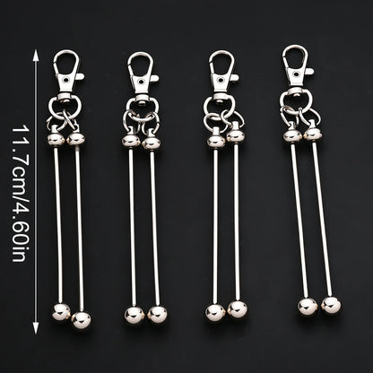 Double Blank Bar Beadable Keychain Set