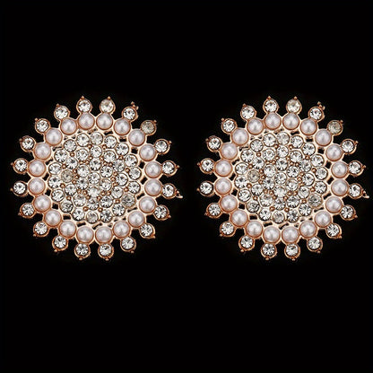 Stylish Acrylic Pearl and Rhinestone Flatback Embellishments