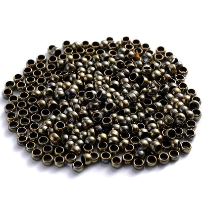 Copper Ball Crimp Beads