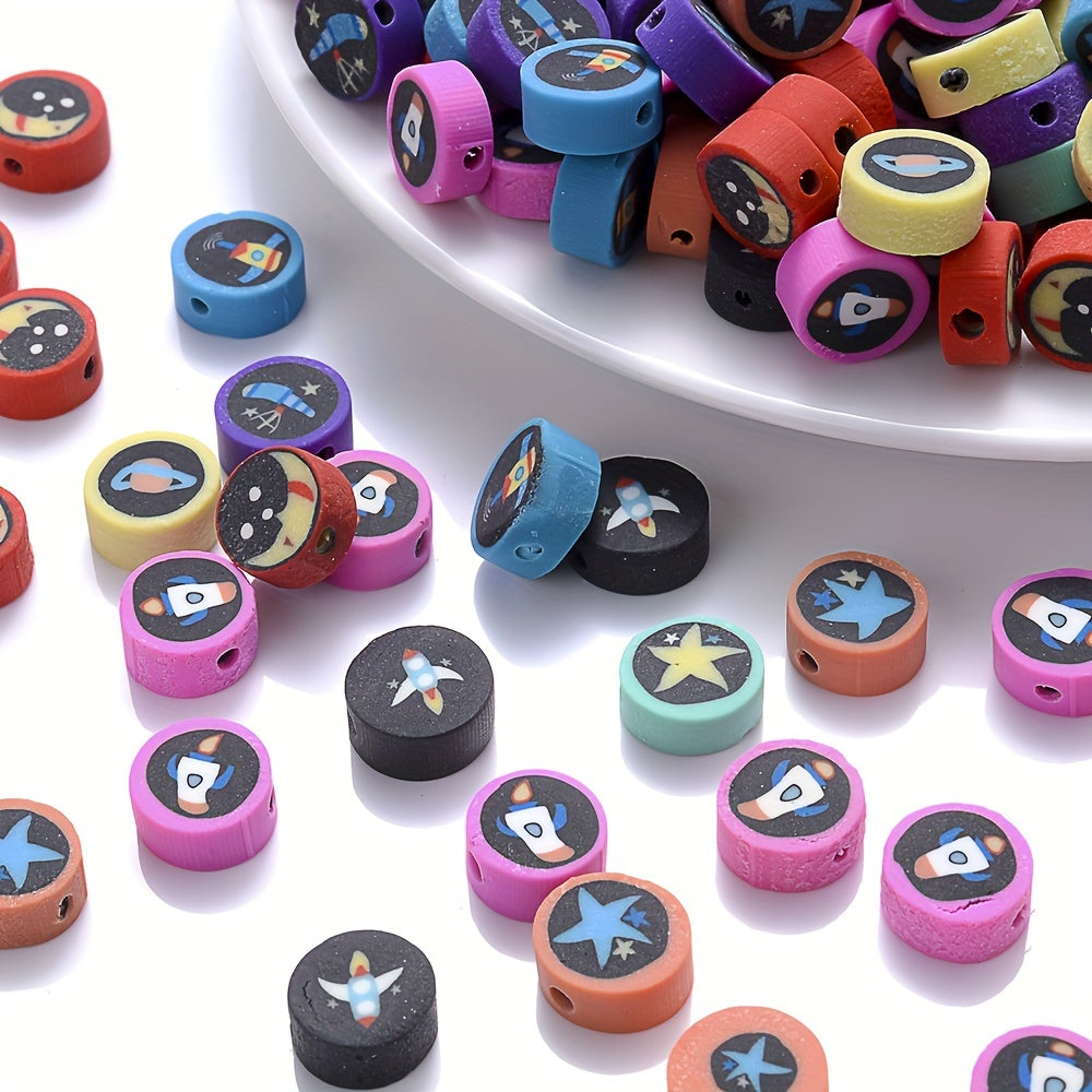 30PCS Star Soft Clay Spacer Bead Set