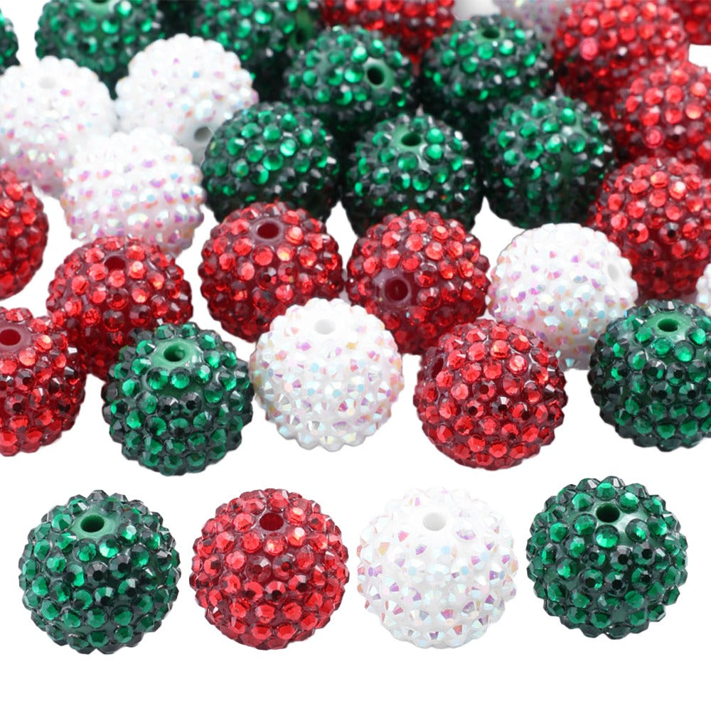 Fine Mixed Color Round Resin Beads