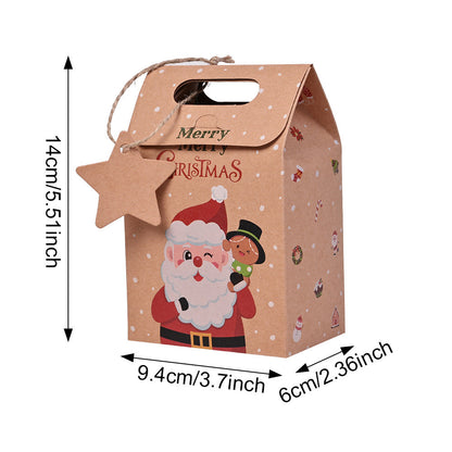 Christmas Kraft Paper Gift Boxes