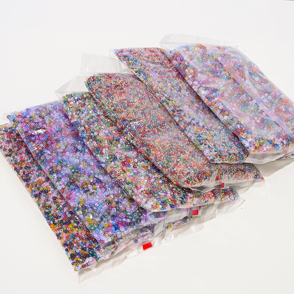 Mixed Color 2/3/4 mm Glass Seed Beads