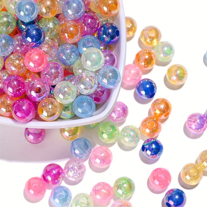 Colorful Clear Acrylic Beads