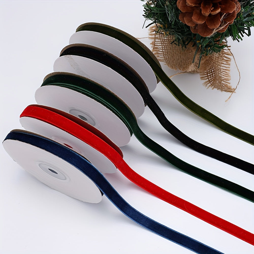 Velvet Polyester Ribbon Roll