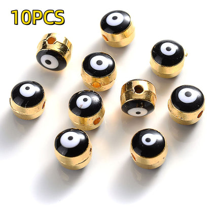 Devil's Eye Alloy Spacer Beads