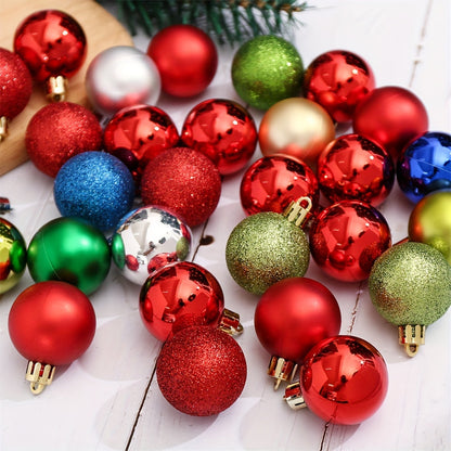 Plastic Christmas Ball Charms