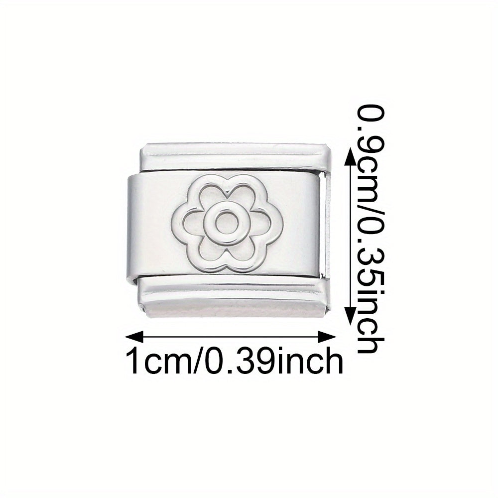 Flower Alloy Bracelet Module