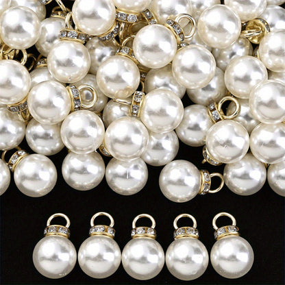 8/10/12/14/16 mm Acrylic Rhinestone Round Spacer Beads