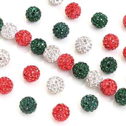 Christmas Resin Ball Beads