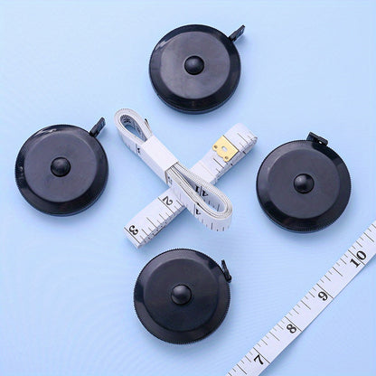 1SET Mini Retractable Soft Measuring Tape