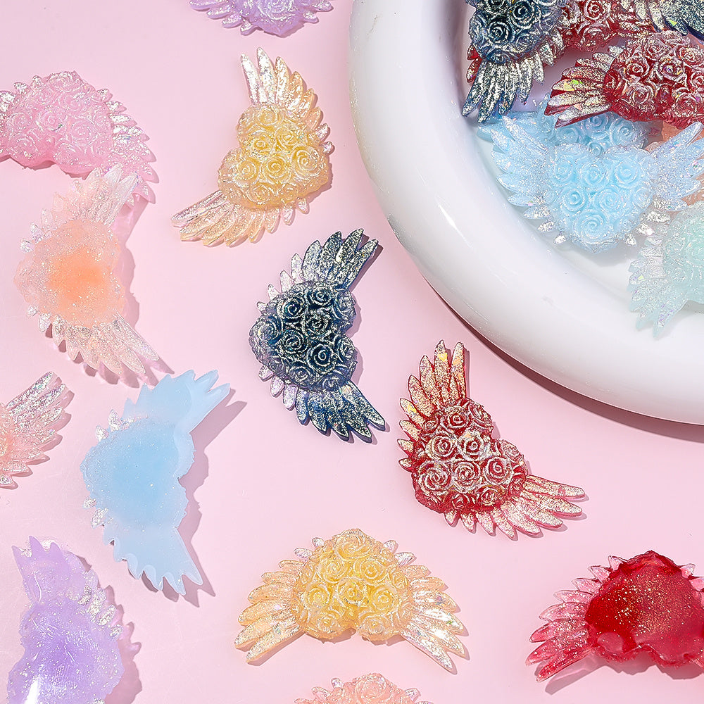 Luminous Love Wing Resin Patches