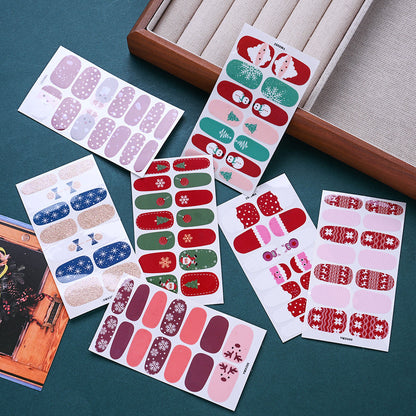 1 Sheet Christmas Nail Wrap Stickers