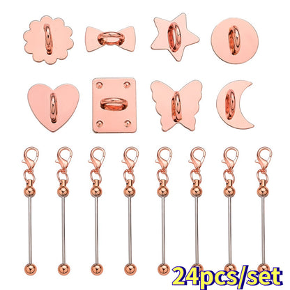 Beadable Self-Adhesive Keychain Hooks