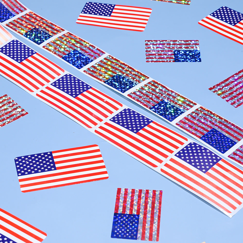 American Flag Patriotic Stickers