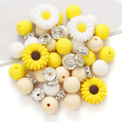 Daisy Series Silicone Beads