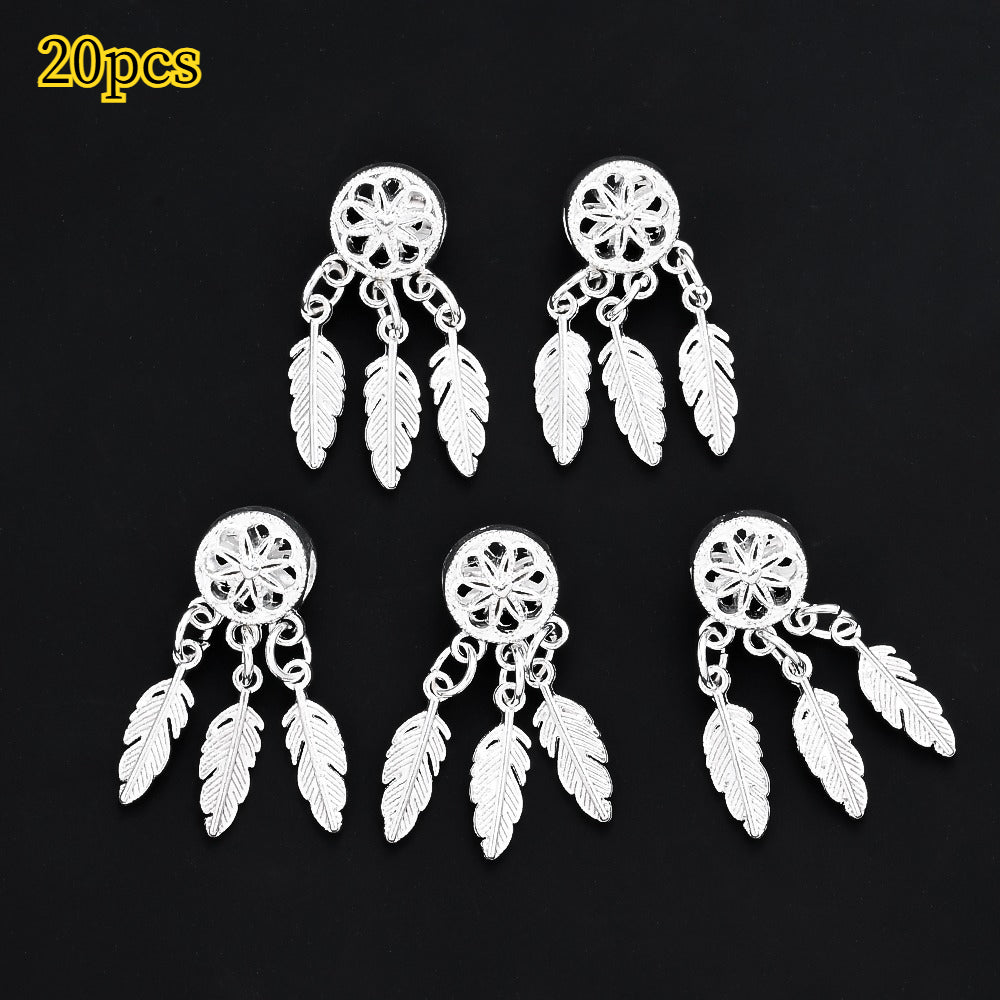 Dream Catcher Alloy Large Hole Beads