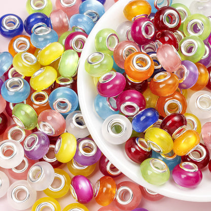 Resin Cat’s Eye Large Hole Beads