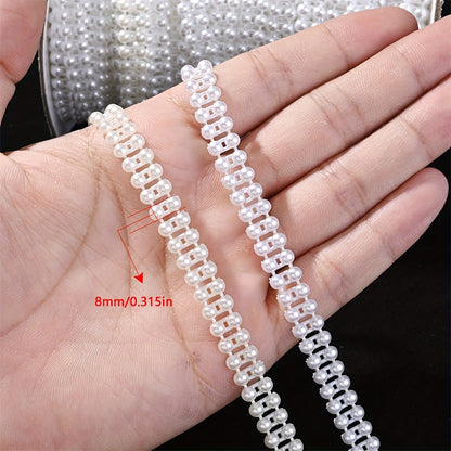 Double Semicircle Acrylic Beads