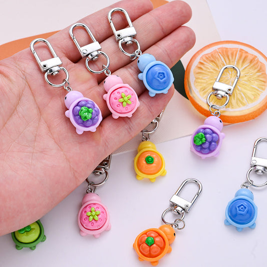 Colorful Resin Turtle Pendant Charms