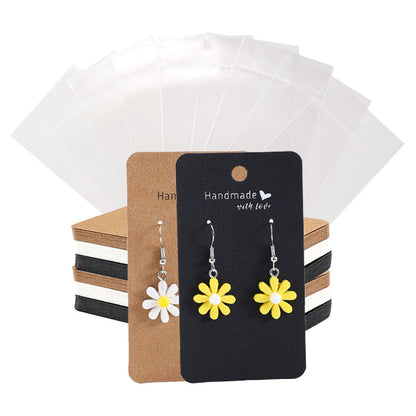 Keychain and Jewelry OPP Packaging Card Set