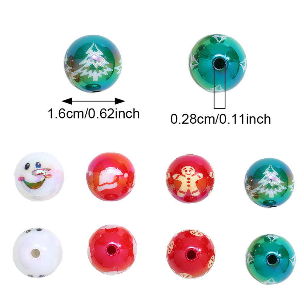 Christmas Collection Acrylic Beads