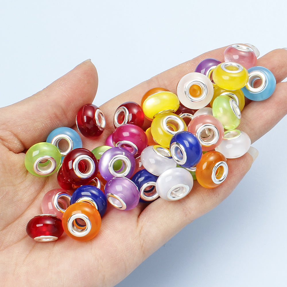 Resin Cat’s Eye Large Hole Beads