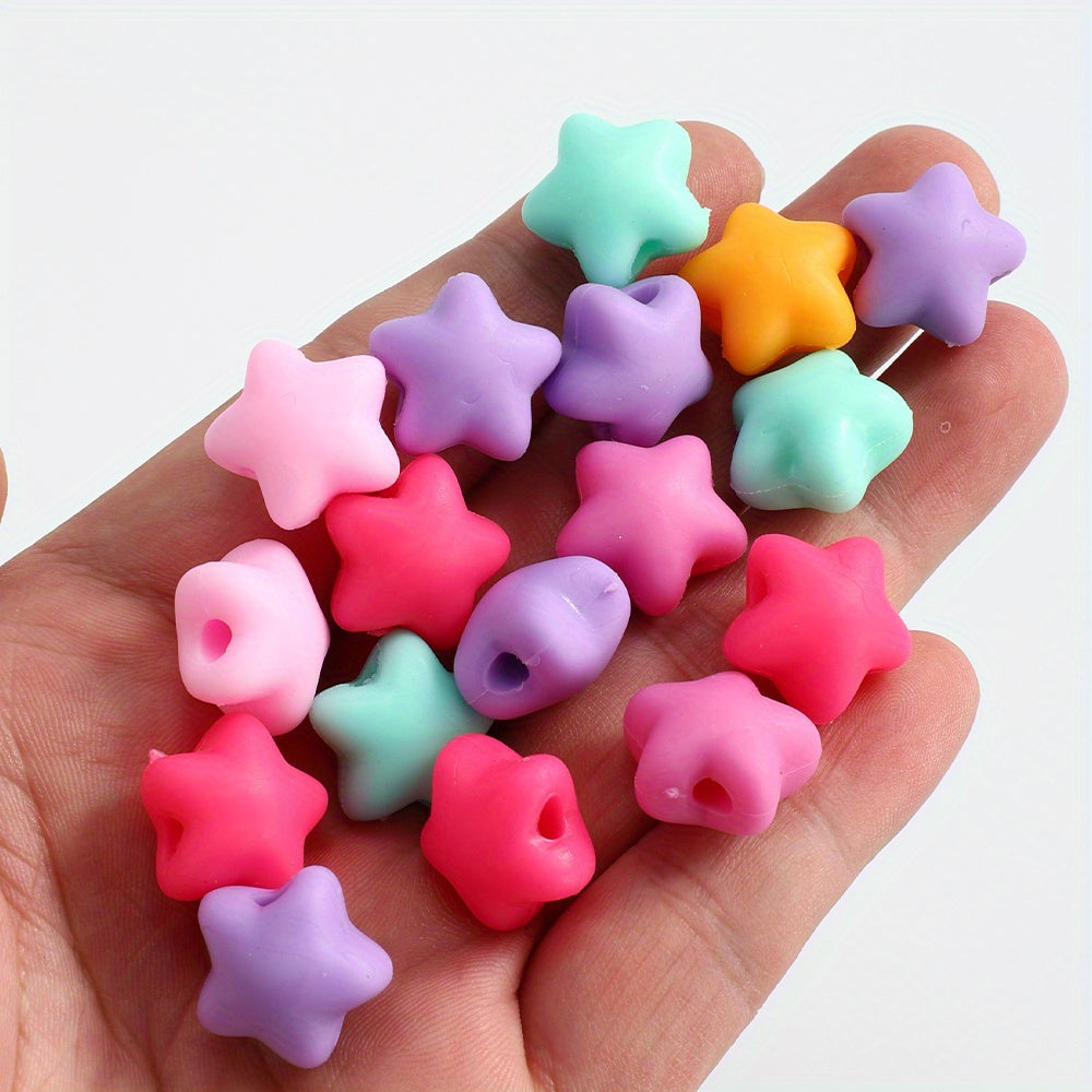 20-Piece Multicolor Heart-Shaped Silicone Beads