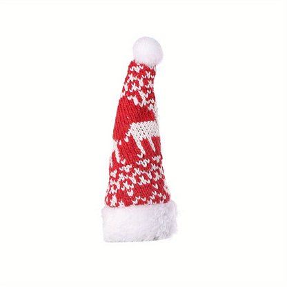 Christmas Knit Santa Hat Cutlery Holder