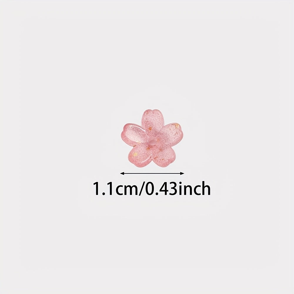 Gradient Lily Flower Beads