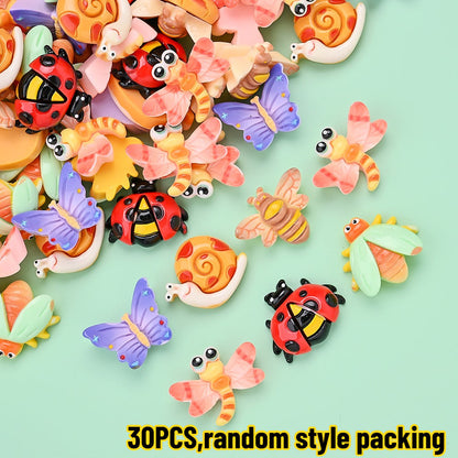 Cartoon Resin Insect Charms