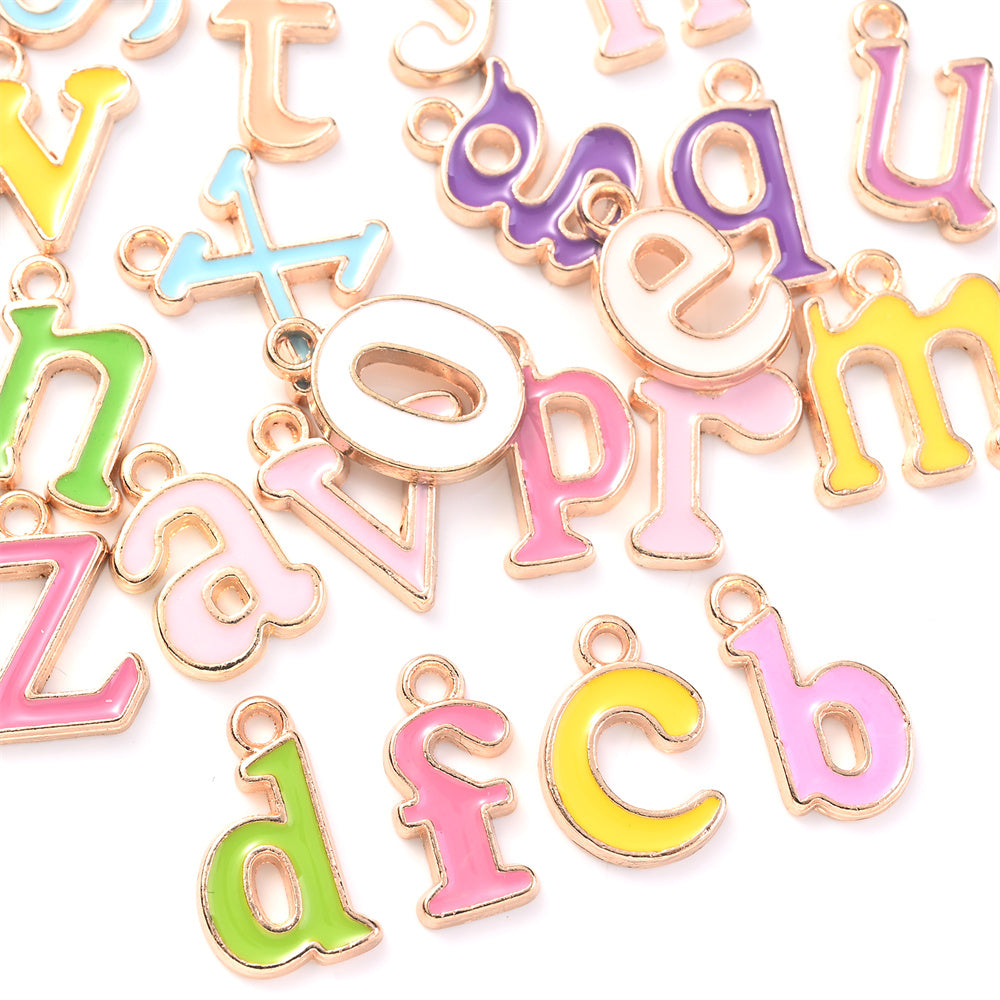 A-Z Letter Alloy Pendant Charms