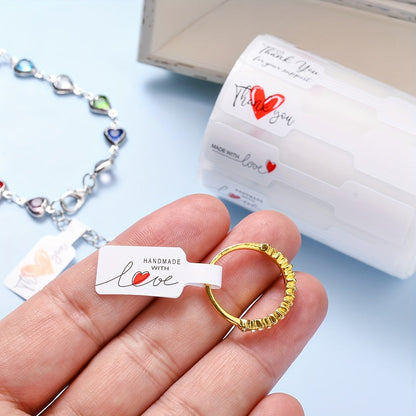 White Love Jewelry Price Labels
