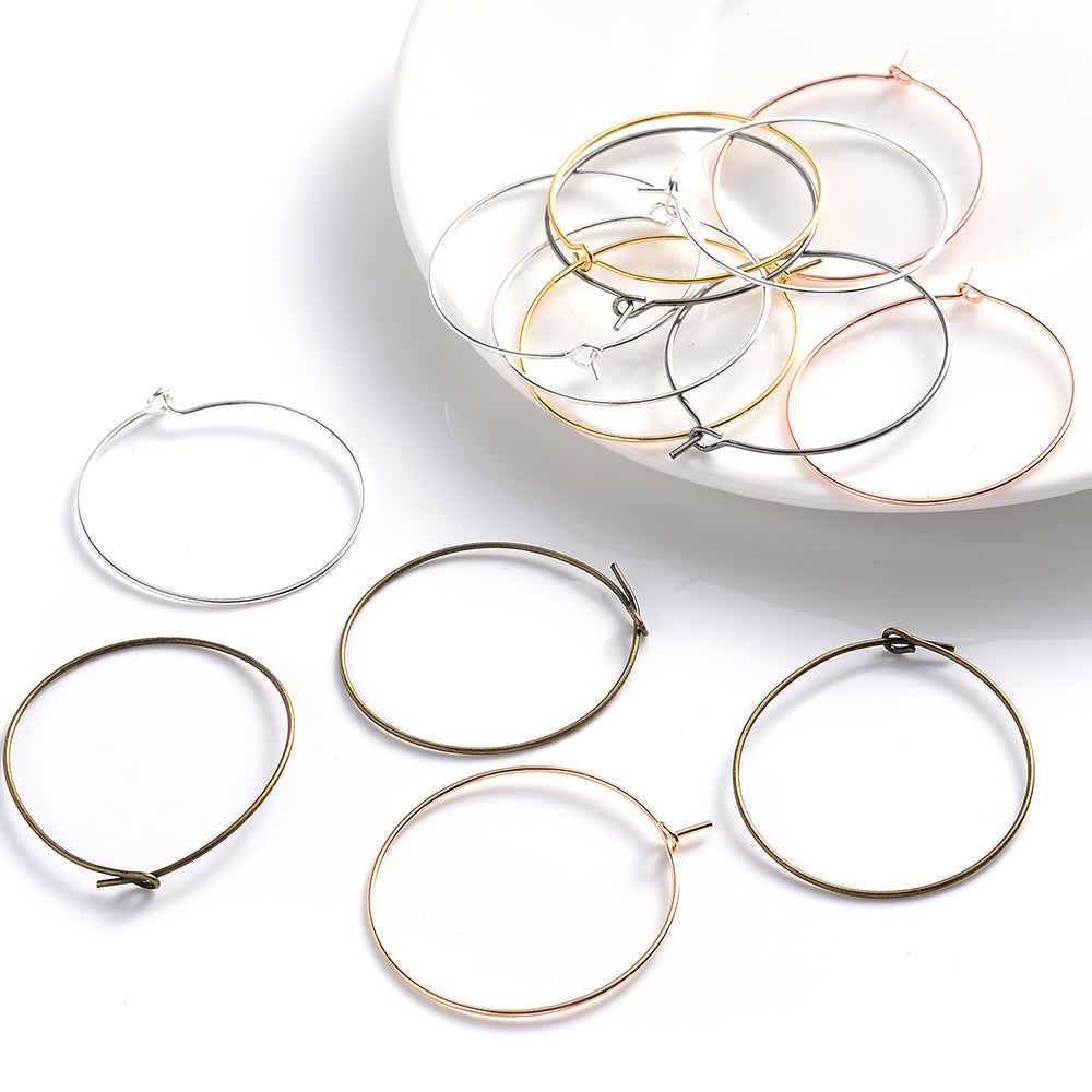 Mixed Alloy Earring Hoop Set