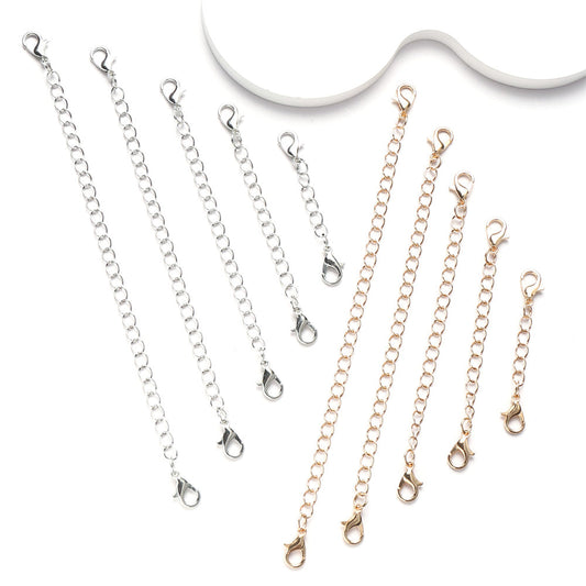 Gold White K Lobster Clasp Chains
